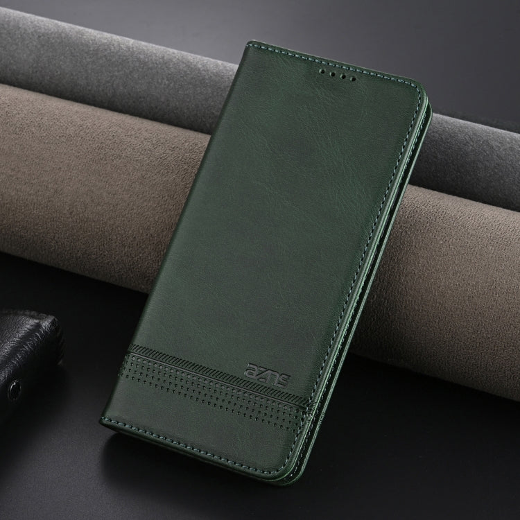 For Huawei Pura 70 Pro / 70 Pro+ AZNS Magnetic Calf Texture Flip Leather Phone Case(Dark Green) - Huawei Cases by AZNS | Online Shopping South Africa | PMC Jewellery | Buy Now Pay Later Mobicred