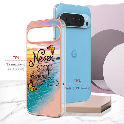 For Google Pixel 9 / 9 Pro Electroplating IMD TPU Phone Case(Dream Butterfly) - Google Cases by PMC Jewellery | Online Shopping South Africa | PMC Jewellery | Buy Now Pay Later Mobicred