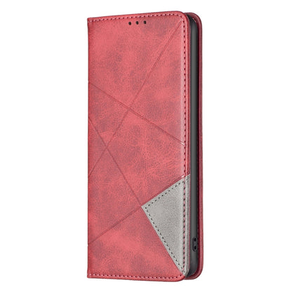 For Xiaomi Redmi K70 / K70 Pro Rhombus Texture Magnetic Leather Phone Case(Red) - K70 Pro Cases by PMC Jewellery | Online Shopping South Africa | PMC Jewellery | Buy Now Pay Later Mobicred