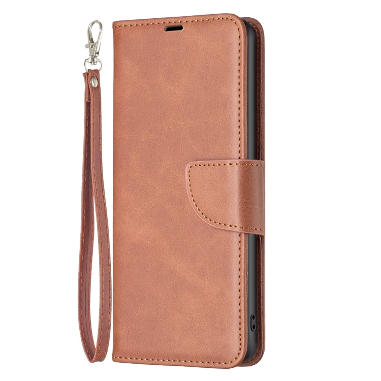 For Google Pixel 8 Lambskin Texture Pure Color Flip Leather Phone Case(Brown) - Google Cases by PMC Jewellery | Online Shopping South Africa | PMC Jewellery | Buy Now Pay Later Mobicred