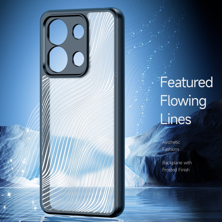 For Xiaomi Redmi Note 13 4G DUX DUCIS Aimo Series TPU + PC Frosted Feel Phone Case(Black) - Note 13 Cases by DUX DUCIS | Online Shopping South Africa | PMC Jewellery | Buy Now Pay Later Mobicred