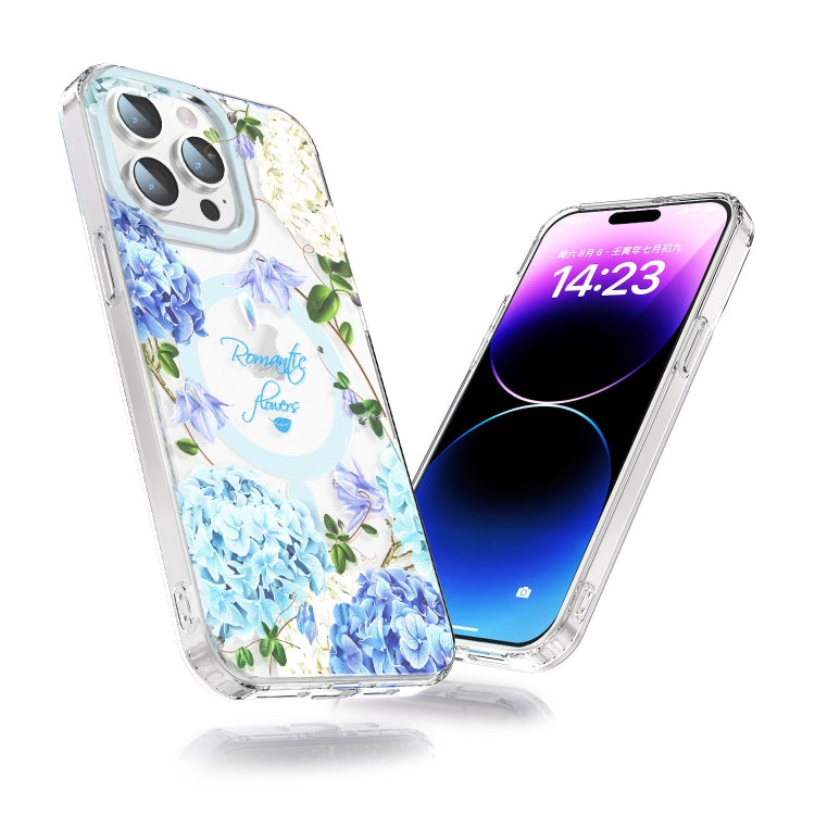 For iPhone 13 MagSafe Magnetic TPU Phone Case(Small Floral) - iPhone 13 Cases by PMC Jewellery | Online Shopping South Africa | PMC Jewellery