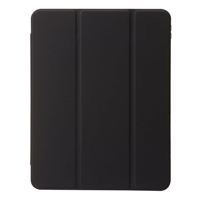 For iPad Pro 13 2024 Clear Acrylic 3-Fold Leather Tablet Case(Black) - iPad Pro 13 2024 Cases by PMC Jewellery | Online Shopping South Africa | PMC Jewellery | Buy Now Pay Later Mobicred