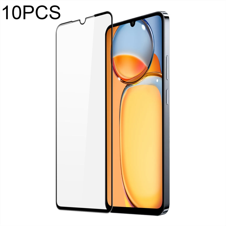 For Xiaomi Poco C65/Redmi 13C/Poco M6 10pcs DUX DUCIS 0.33mm 9H Medium Alumina Tempered Glass Film - 13C Tempered Glass by DUX DUCIS | Online Shopping South Africa | PMC Jewellery | Buy Now Pay Later Mobicred