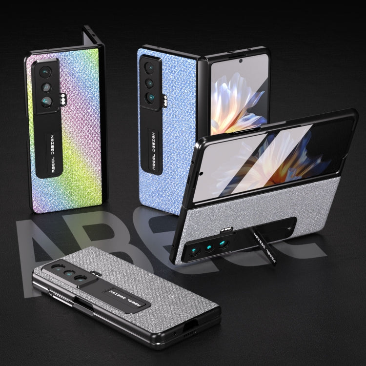 For Honor Magic Vs ABEEL Integrated Diamond Series Phone Case with Holder(Sapphire Blue) - Honor Cases by PMC TechLife | Online Shopping South Africa | PMC TechLife | Buy Now Pay Later Mobicred