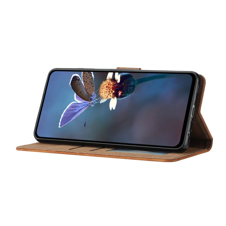 For iPhone 16 Pro Max Seven Butterflies Embossed Leather Phone Case(Brown) - iPhone 16 Pro Max Cases by PMC TechLife | Online Shopping South Africa | PMC TechLife | Buy Now Pay Later Mobicred