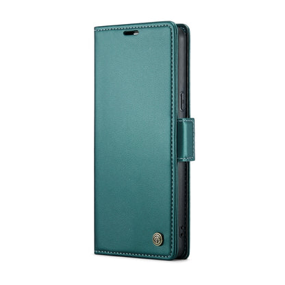 For Google Pixel 8 CaseMe 023 Butterfly Buckle Litchi Texture RFID Anti-theft Leather Phone Case(Pearly Blue) - Google Cases by CaseMe | Online Shopping South Africa | PMC Jewellery | Buy Now Pay Later Mobicred