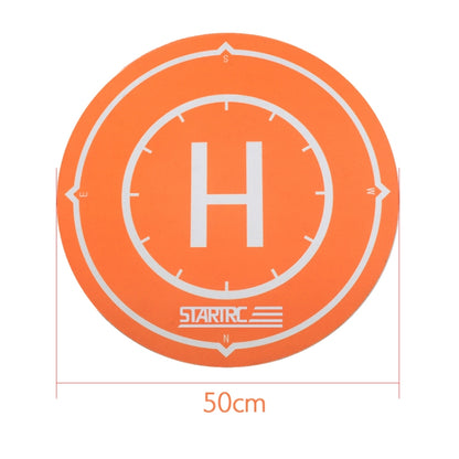 For DJI Mavic Mini / Air 2 / / Air 2S STARTRC RC Drone Quadcopter Portable Parking Apron Fast-fold Landing Parking Pad, Diameter: 50cm(Orange) - Parking Apron by STARTRC | Online Shopping South Africa | PMC Jewellery | Buy Now Pay Later Mobicred