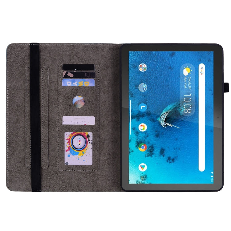 For Lenovo M10 Butterfly Rose Embossed Leather Tablet Case(Rose Red) - Lenovo by PMC TechLife | Online Shopping South Africa | PMC TechLife | Buy Now Pay Later Mobicred