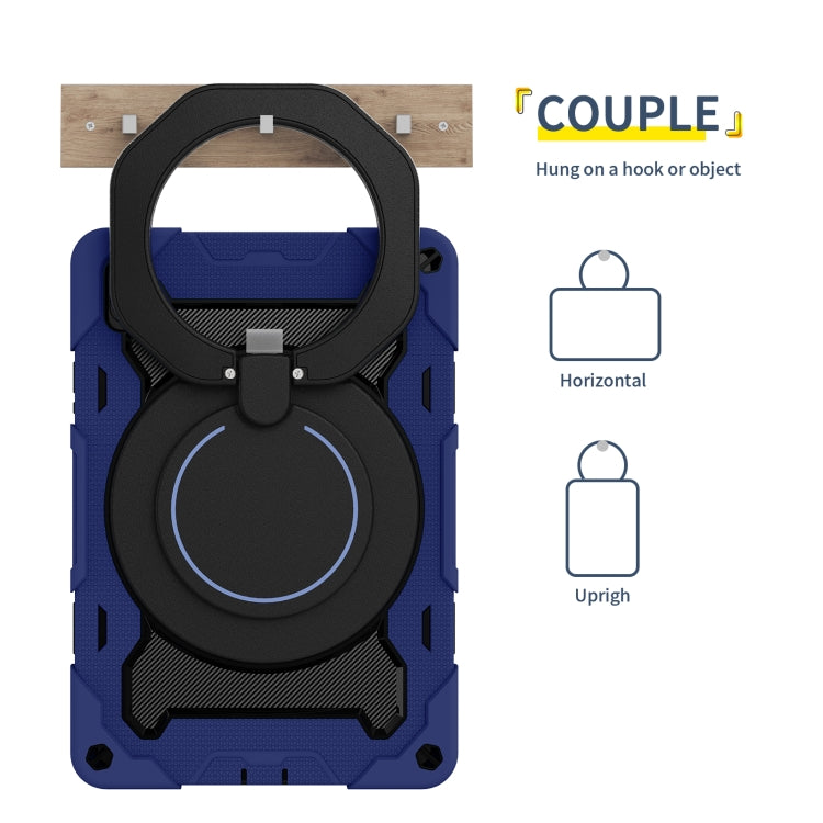 For Huawei MatePad 11 2023 Armor Contrast Color Silicone + PC Tablet Case(Navy Blue) - Huawei by PMC TechLife | Online Shopping South Africa | PMC TechLife | Buy Now Pay Later Mobicred