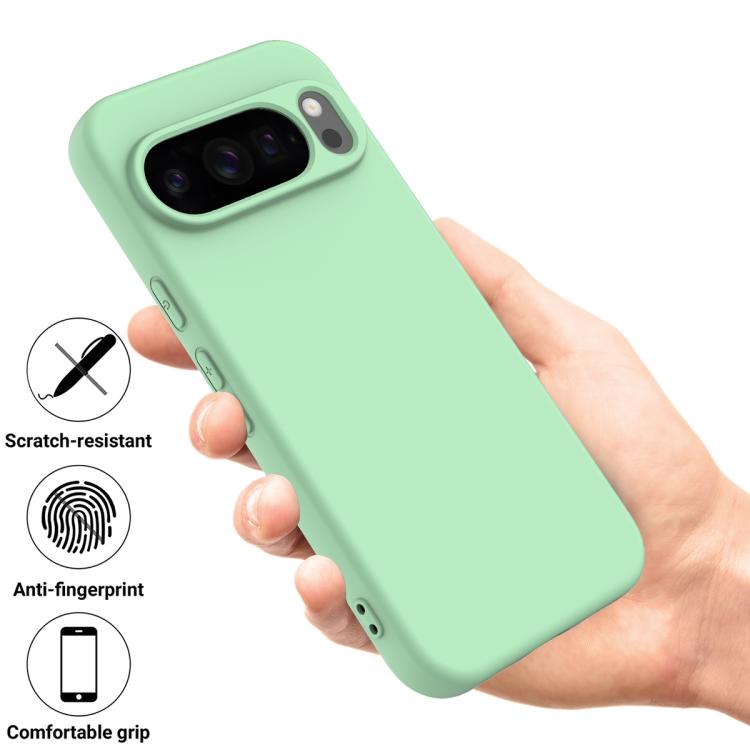 For Google Pixel 10 Pro XL Pure Color Liquid Silicone Shockproof Phone Case(Green) - free shipping - PMC TechLife - Order now!