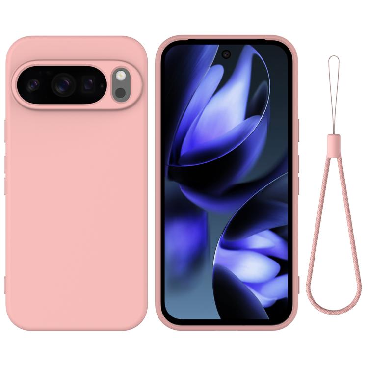For Google Pixel 10 Pro XL Pure Color Liquid Silicone Shockproof Phone Case(Pink) - free shipping - PMC TechLife - Order now!