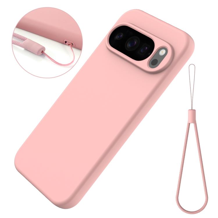 For Google Pixel 10 Pro XL Pure Color Liquid Silicone Shockproof Phone Case(Pink) - free shipping - PMC TechLife - Order now!