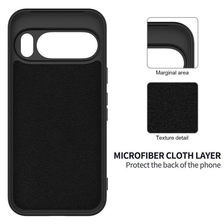 For Google Pixel 10 Pro XL Pure Color Liquid Silicone Shockproof Phone Case(Black) - free shipping - PMC TechLife - Order now!