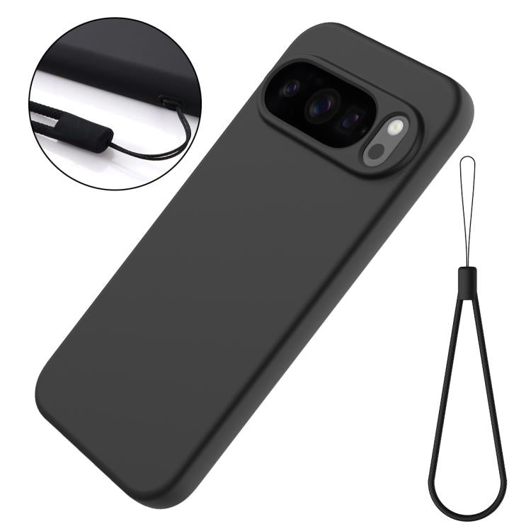 For Google Pixel 10 Pro XL Pure Color Liquid Silicone Shockproof Phone Case(Black) - free shipping - PMC TechLife - Order now!