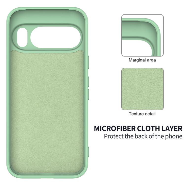 For Google Pixel 10 Pure Color Liquid Silicone Shockproof Phone Case(Green) - free shipping - PMC TechLife - Order now!
