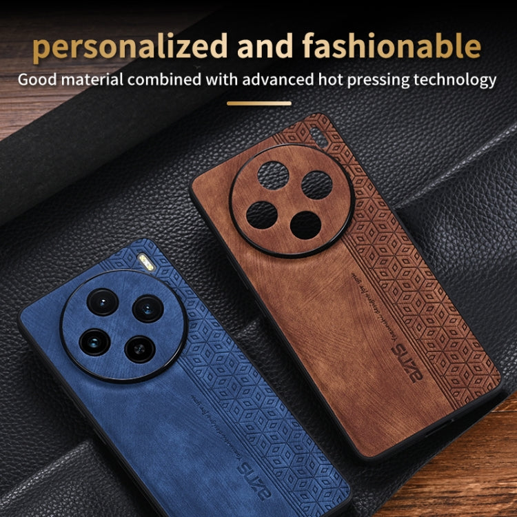 For vivo X100 AZNS 3D Embossed Skin Feel Phone Case(Black) - vivo Cases by AZNS | Online Shopping South Africa | PMC Jewellery | Buy Now Pay Later Mobicred