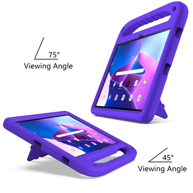 For Lenovo Tab P11 Gen 2 11.5 Handle EVA Shockproof Tablet Case with Holder(Purple) - Lenovo by PMC TechLife | Online Shopping South Africa | PMC TechLife | Buy Now Pay Later Mobicred