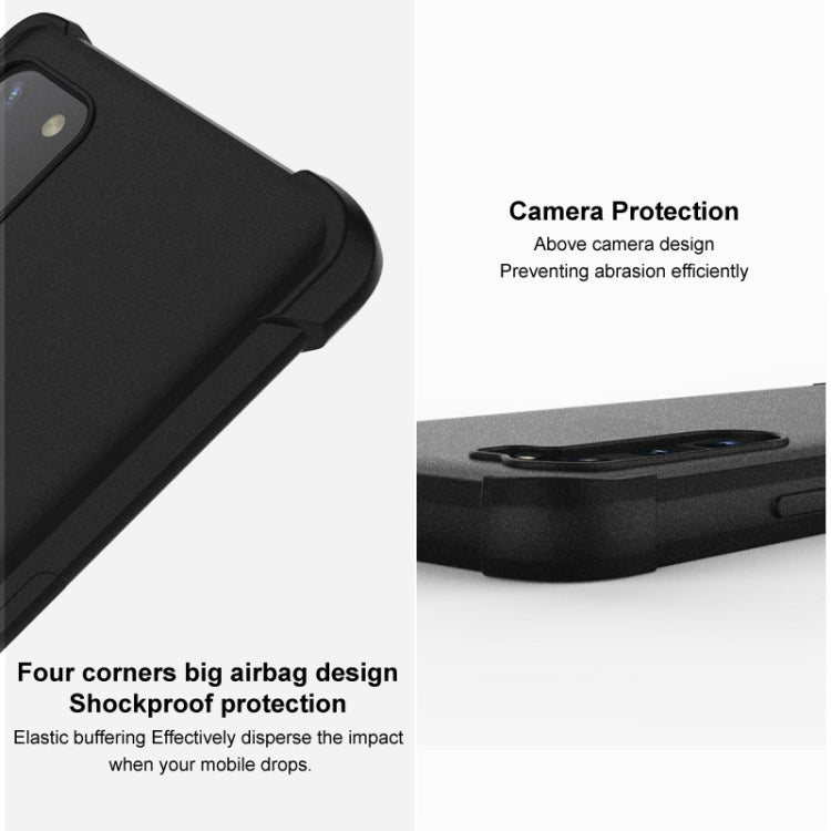 For Xiaomi 14 5G imak Shockproof Airbag TPU Phone Case(Matte Black) - 14 Cases by imak | Online Shopping South Africa | PMC Jewellery | Buy Now Pay Later Mobicred