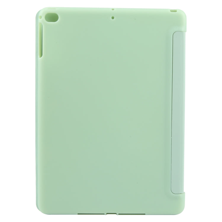 For iPad 9.7 2018 & 2017 / Air / Air2 GEBEI 3-folding Holder Shockproof Flip Leather Tablet Case(Green) - free shipping - PMc TechLife - Order now!