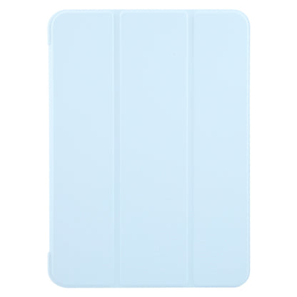 For iPad Pro 11 2024 GEBEI 3-folding Holder Shockproof Flip Leather Tablet Case(Sky Blue) - iPad Pro 11 2024 Cases by GEBEI | Online Shopping South Africa | PMC Jewellery | Buy Now Pay Later Mobicred