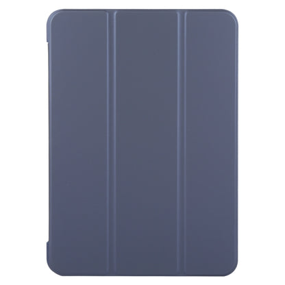 For iPad Air 13 2024 GEBEI 3-folding Holder Shockproof Flip Leather Tablet Case(Dark Blue) - iPad Air 13 2024 Cases by GEBEI | Online Shopping South Africa | PMC Jewellery | Buy Now Pay Later Mobicred