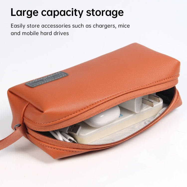 Waterproof PU Leather Laptop Accessory Bag(Black) - Other by PMC TechLife | Online Shopping South Africa | PMC TechLife | Buy Now Pay Later Mobicred