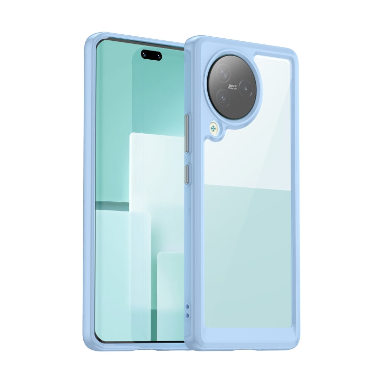 For Xiaomi Civi 3 Colorful Series Acrylic Hybrid TPU Phone Case(Blue) - Xiaomi Cases by PMC Jewellery | Online Shopping South Africa | PMC Jewellery | Buy Now Pay Later Mobicred