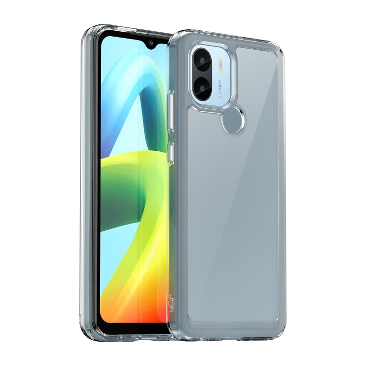 For Xiaomi Poco C51 Colorful Series Acrylic Hybrid TPU Phone Case(Transparent) - Xiaomi Cases by PMC Jewellery | Online Shopping South Africa | PMC Jewellery | Buy Now Pay Later Mobicred