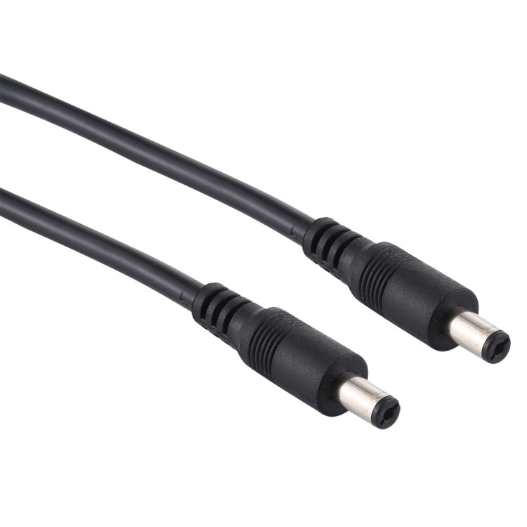 8A DC Power Plug 5.5 x 2.1mm Male to Male Adapter Connector Cable, Length:1m(Black) - Universal Power Adapter by PMC Jewellery | Online Shopping South Africa | PMC Jewellery