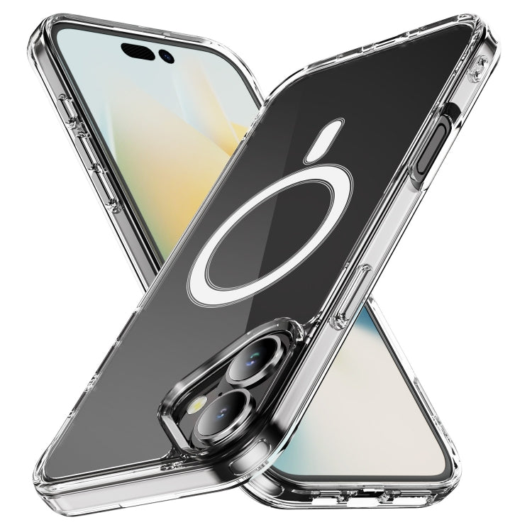 For iPhone 16 Plus MagSafe Clear Acrylic PC +TPU Phone Case(Transparent) - iPhone 16 Plus Cases by PMC Jewellery | Online Shopping South Africa | PMC Jewellery | Buy Now Pay Later Mobicred