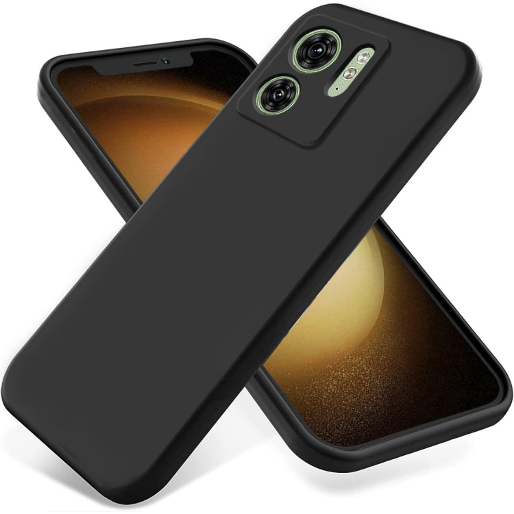 For Motorola Edge 2023 Solid Color Liquid Silicone Dropproof Full Coverage Phone Case(Black) - free shipping - PMC TechLife - Order now!