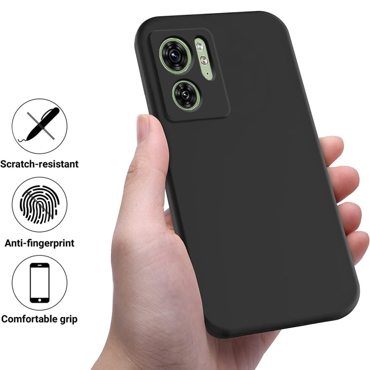 For Motorola Edge 2023 Solid Color Liquid Silicone Dropproof Full Coverage Phone Case(Black) - free shipping - PMC TechLife - Order now!