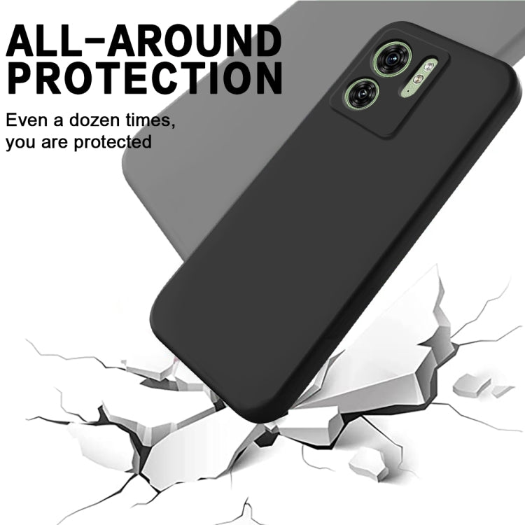 For Motorola Edge 2023 Solid Color Liquid Silicone Dropproof Full Coverage Phone Case(Black) - free shipping - PMC TechLife - Order now!