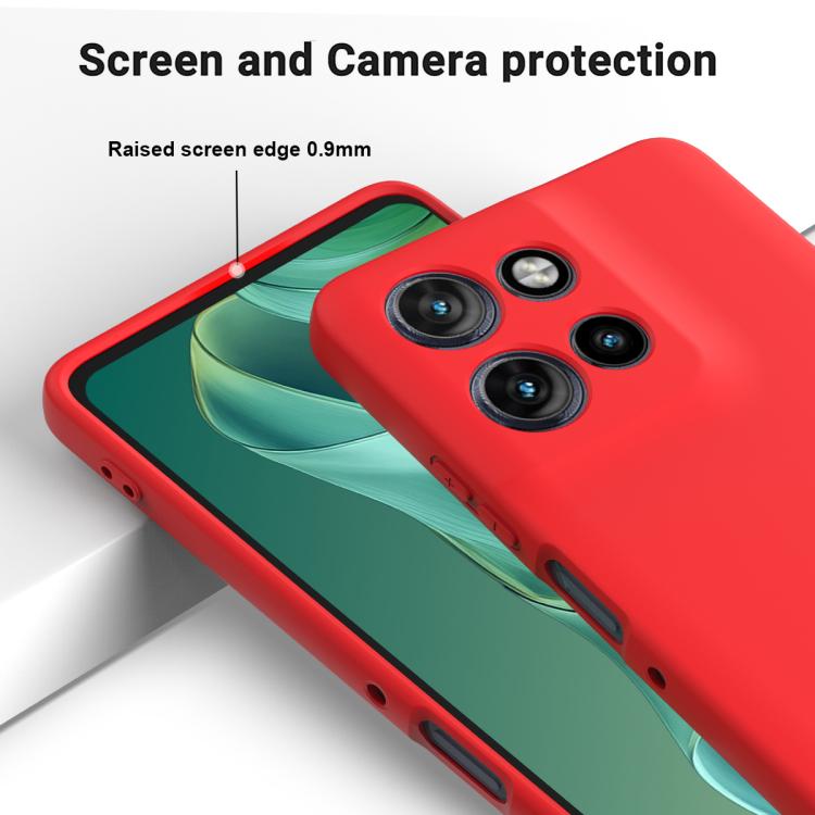 For Motorola Moto G Power 2025 Solid Color Liquid Silicone Dropproof Full Coverage Phone Case(Red) - free shipping - PMC TechLife - Order now!