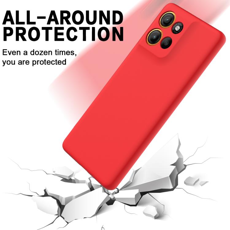 For Motorola Moto G15 Power Solid Color Liquid Silicone Dropproof Full Coverage Phone Case(Red) - free shipping - PMC TechLife - Order now!