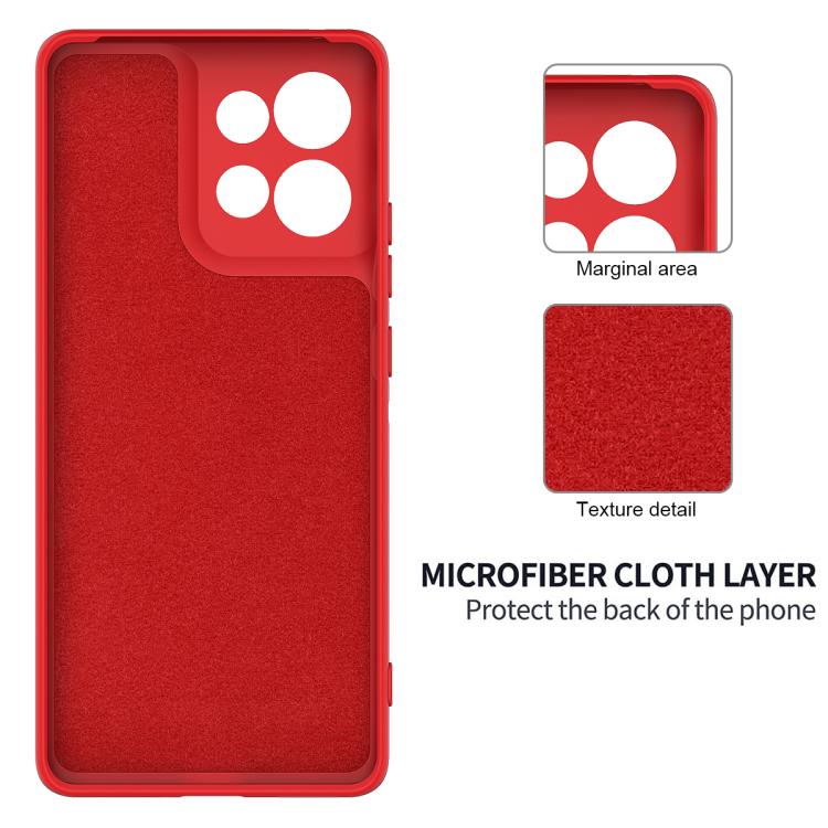 For Motorola Moto G15 Power Solid Color Liquid Silicone Dropproof Full Coverage Phone Case(Red) - free shipping - PMC TechLife - Order now!