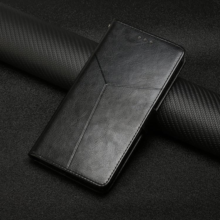 For iPhone 16 Pro HT01 Y-shaped Pattern Flip Leather Phone Case(Black) - iPhone 16 Pro Cases by PMC TechLife | Online Shopping South Africa | PMC TechLife | Buy Now Pay Later Mobicred