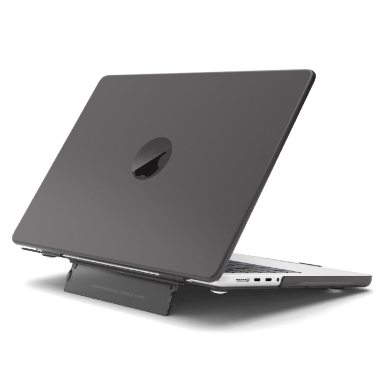 For Macbook Pro 14 A2918/A2992/A2779 Frosted Translucent Laptop Protective Case(Black) - MacBook Pro Cases by PMC TechLife | Online Shopping South Africa | PMC TechLife | Buy Now Pay Later Mobicred