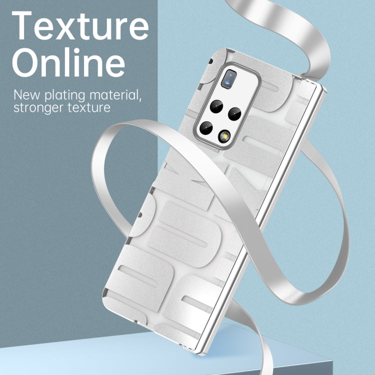 For Huawei Mate X2 Integrated Electroplating Folding Phone Case with Hinge(Blue) - free shipping - PMC TechLife - Order now!