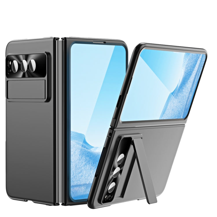 For Google Pixel Fold Integrated Electroplating PC Folding Phone Case(Black) - Google Cases by PMC TechLife | Online Shopping South Africa | PMC TechLife | Buy Now Pay Later Mobicred