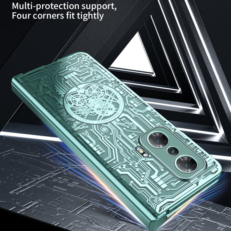 For Honor Magic V Mechanical Legend Integrated Electroplating All-inclusive Phone Case(Rose Gold) - free shipping - PMC TechLife - Order now!
