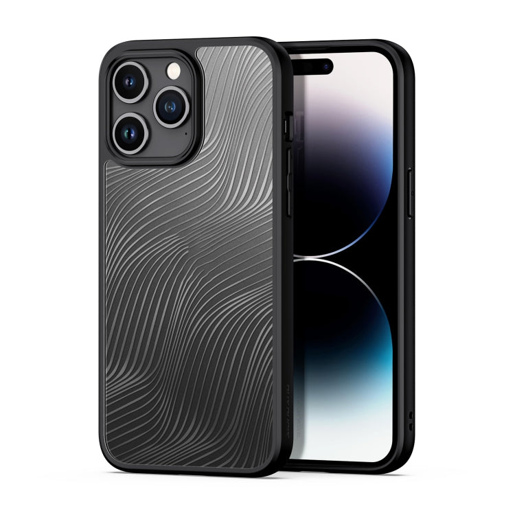 For iPhone 15 Pro Max DUX DUCIS Aimo Series  Frosted Feel Phone Case(Black) - iPhone 15 Pro Max Cases by DUX DUCIS | Online Shopping South Africa | PMC Jewellery | Buy Now Pay Later Mobicred