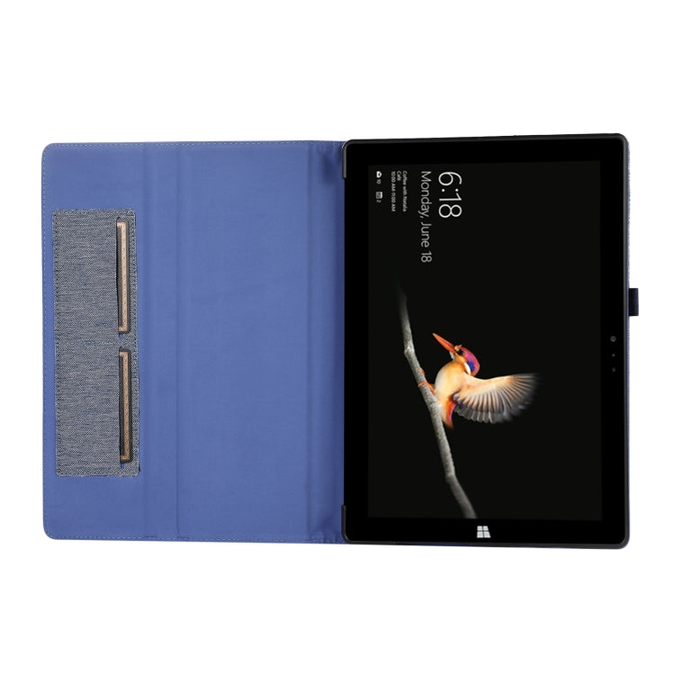 For Microsoft Surface Pro 4/5/6/7 Fabric Leather Tablet Case(Grey) - Others by PMC TechLife | Online Shopping South Africa | PMC TechLife | Buy Now Pay Later Mobicred