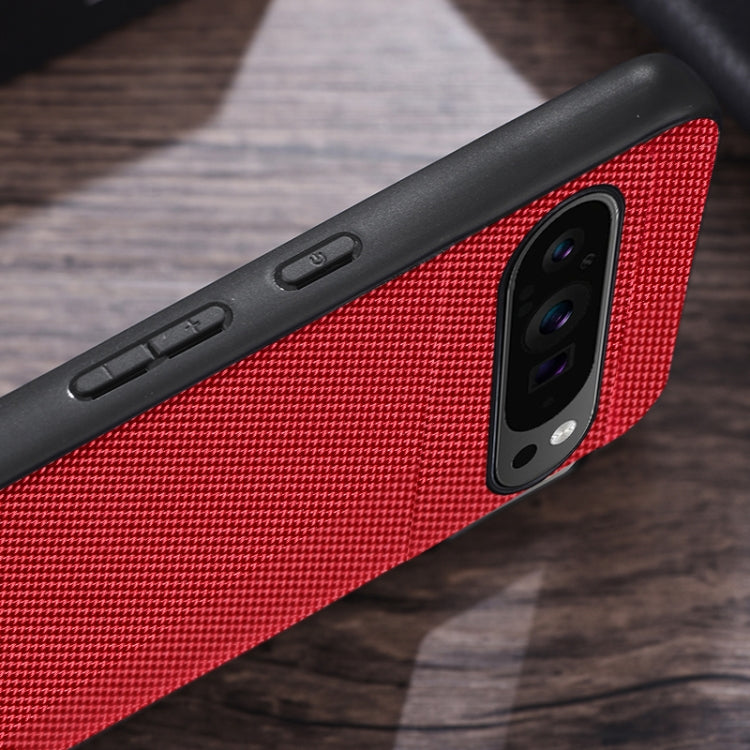 For Google Pixel 9 Nylon Cloth Texture Shockproof PC+TPU Phone Case(Red) - Google Cases by PMC TechLife | Online Shopping South Africa | PMC TechLife | Buy Now Pay Later Mobicred