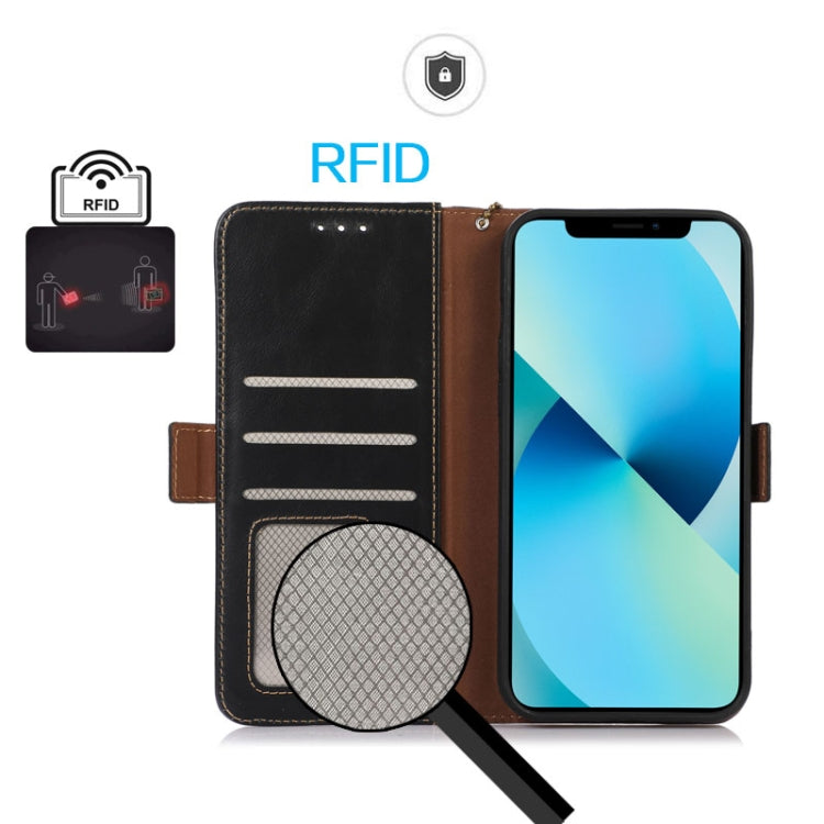 For iPhone 16 Pro Crazy Horse Top Layer Cowhide Leather Phone Case(Black) - free shipping - PMC TechLife - Order now!