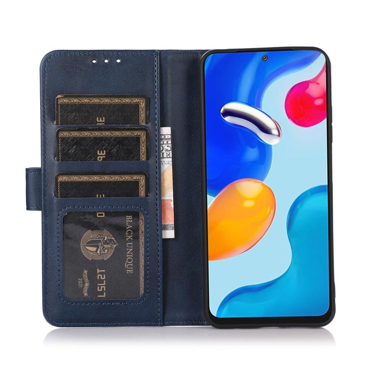 For iPhone 17 Cow Texture Leather Phone Case(Blue) - free shipping - PMc TechLife - Order now!