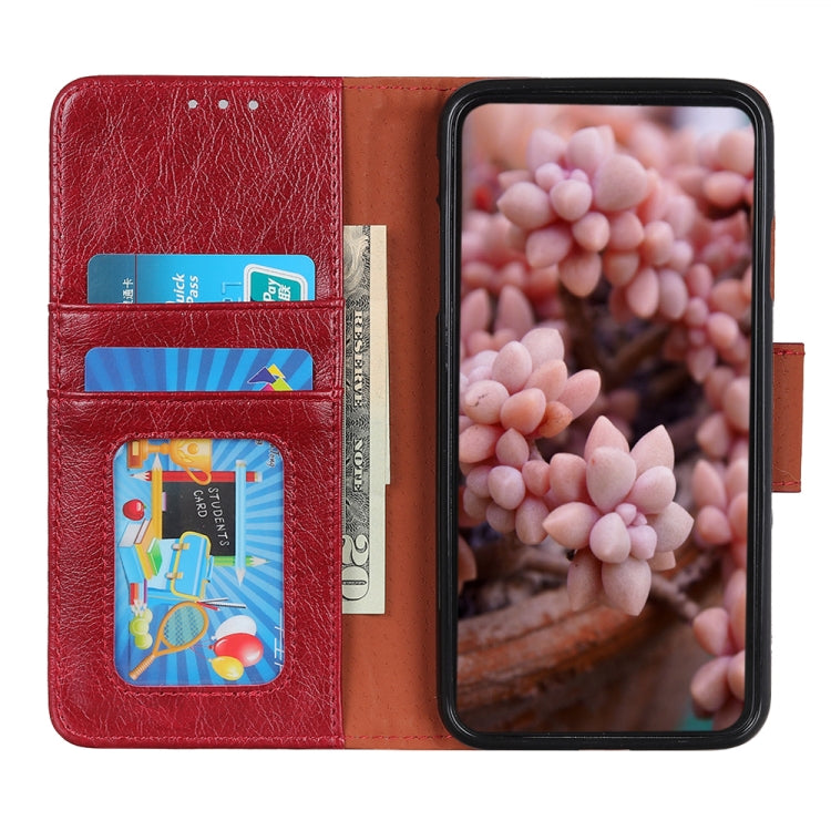 For iPhone 16 Nappa Texture Leather Case(Red) - iPhone 16 Cases by PMC TechLife | Online Shopping South Africa | PMC TechLife | Buy Now Pay Later Mobicred