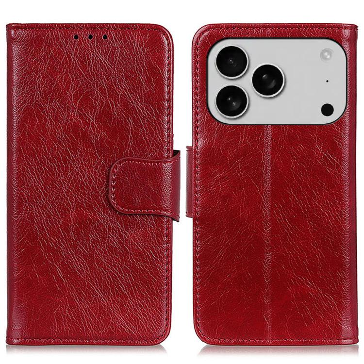 For iPhone 17 Pro Max Nappa Texture Leather Case(Red) - free shipping - PMc TechLife - Order now!