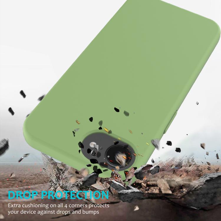 For iPhone 16e Solid Color Silicone Phone Case(Mint Green) - iPhone 16e Cases by PMC TechLife | Online Shopping South Africa | PMC TechLife | Buy Now Pay Later Mobicred